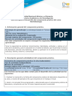 Guía para el desarrollo del componente práctico y rúbrica de evaluación - Unidad 1 - 2 - 3 - Tarea 4 - Laboratorio presencial