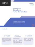 Guia Práctica - Ejemplos de Evaluación Formativa