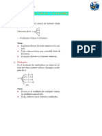 Múltiplos y Divisores