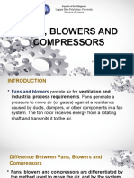 Laguna State Polytechnic University Document on Fans, Blowers and Compressors