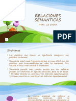 Relaciones Semanticas