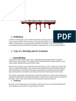 Massive Bleeding/Major Hemorrhage: Definition