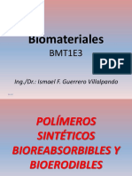 2.3 Materiales Bioreabsorbibles y Bioerodibles