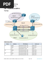 10.1.2 Lab - Troubleshoot OSPFv3