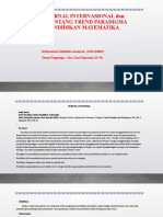 Muhammad Saifuddin Alamsyah - PPT ANALISIS JURNAL NASIONAL Dan INTERNASIONAL TENTANG TREND PARADIGMA