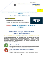 1° Sesion - Comunicación - ELECCIONES ASUNTO PUBLICO