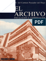 El Archivo. Instalacion y Conservacion