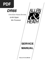 Service Manual: 6 in 6 O A S 24-Bit Digital Mix Processor