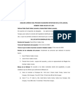 Analisis Jurídico Proceso Sucesorio Intestado en La Vía Judicial