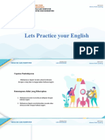 Lets Practice Your English