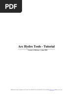 ArcGIS - Arc Hydro Tools Tutorial (2002)