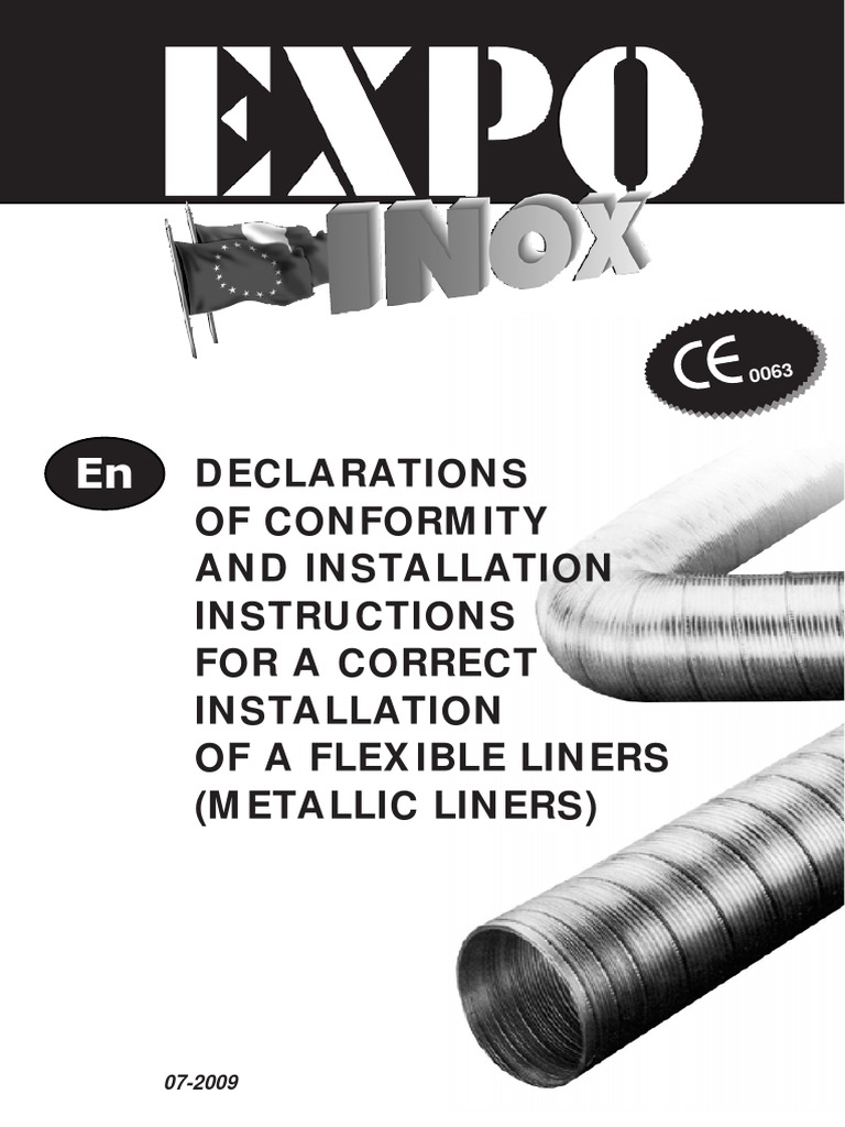 Declarations of Conformity and Installation Instructions For A Correct