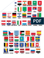banderas de  paises de uero
