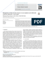 Management of dento-alveolar fracture in non-compliant and estheticallyconscious adolescent A case report