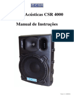CSR4000A Manual de Instruções