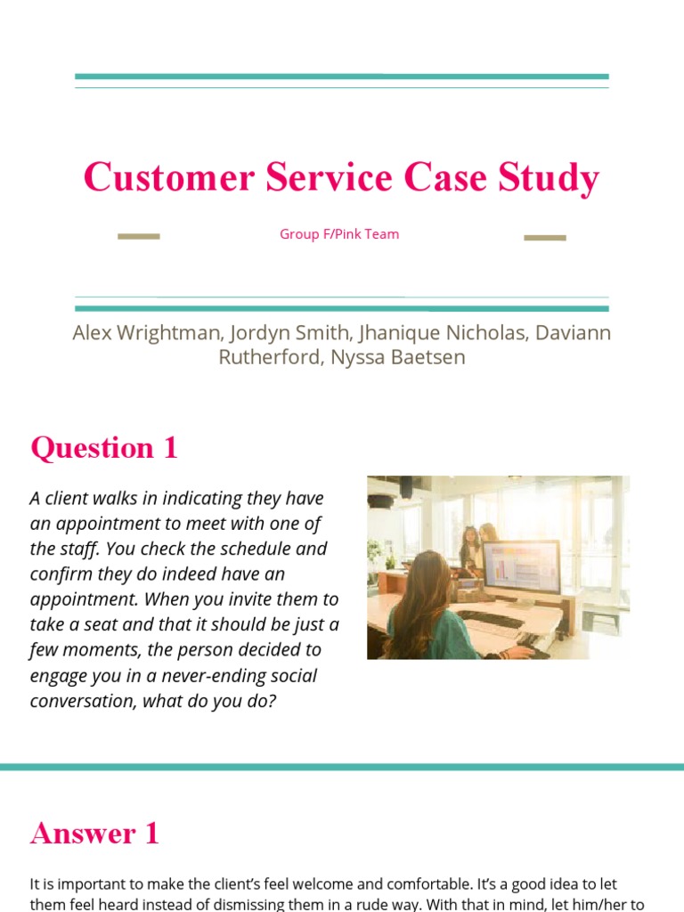 customer service case study