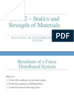 Lecture 16-Resultant of A Distributed Force System