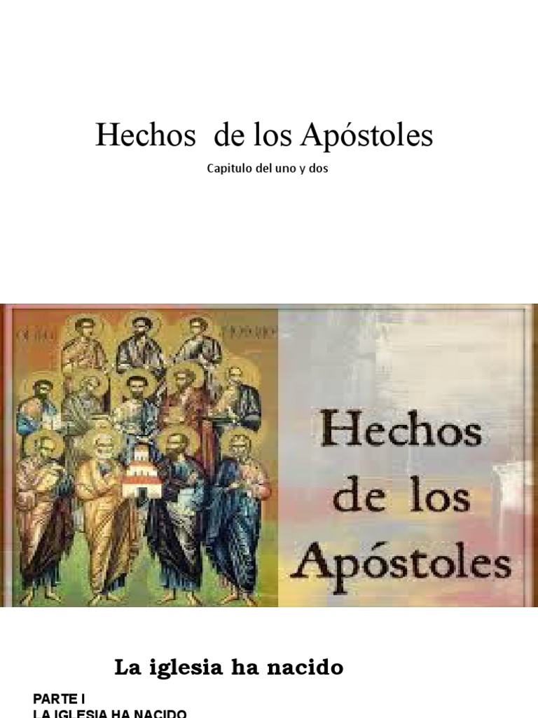 Hechos De Los Apóstoles Pdf