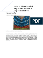 Relación Entre El Motor Inmóvil Aristotélico y El Concepto de La Nada Como Posibilidad Del Movimiento