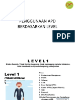 Penggunaan Apd Berdasarkan Level