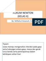 HUKUM NEWTON KELAS X