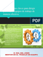 1.4 Competencias Claves para Dirigir Personas y Equipos de