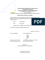 Pengesahan Proposal Skripsi