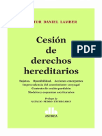 Nestor Lamber - Cesion de Derecho Hereditarios (2018)