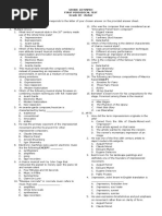 Grade 10 Mapeh First Periodical Test Grade 10 - Amber