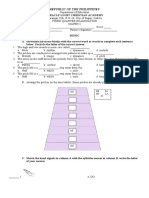 MAPEH Third Quarter Exam