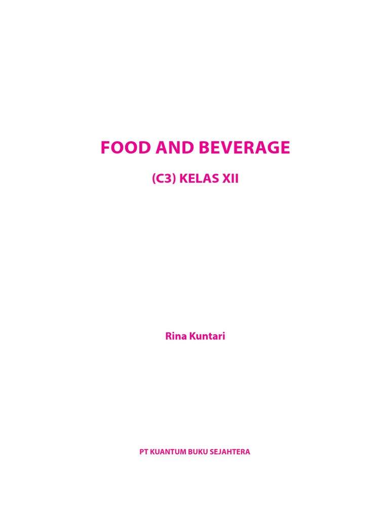 4 Food and Beverage C3 Kelas XII PDF