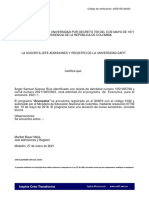 Código de Verificación: E05515512b454: John Alexander Carvajal Usuga