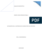 Análisis descriptivo de variables aleatorias y distribuciones de probabilidad