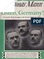 Mann, Thomas - Listen, Germany (Knopf, 1943)