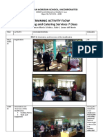 Training Activity Flow Cooking and Catering Services 7 Days: Christian Horizon School, Incorporated