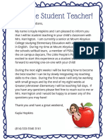 Parent Letter 5
