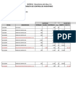 TARJETERO EN BLANCO (KARDEX) PARA VALUACION DE INVENTARIOS (6) PEPS UEPS PONDERADO de Las Dos Empresas en El Mismo Exel