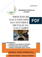 Proceso de Galvanizado de Alcantarillas Metalicas - Galbaqro