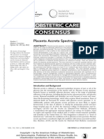 1. Obstetric Care Consensus
