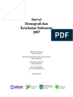20. Badan Pusat Statistik. Survei Demografi Dan Kesehatan Indonesia 2007