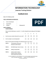 Syscoms Information Technology: Feedback Form