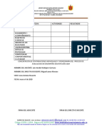 Cronograma Del Proceso de Evaluacion de Desempeño Docente Año 2020