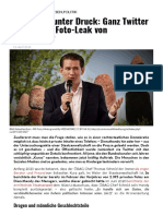 ÖVP-Spitze Unter Druck - Ganz Twitter Witzelt Über Foto-Leak Von Diensthandy