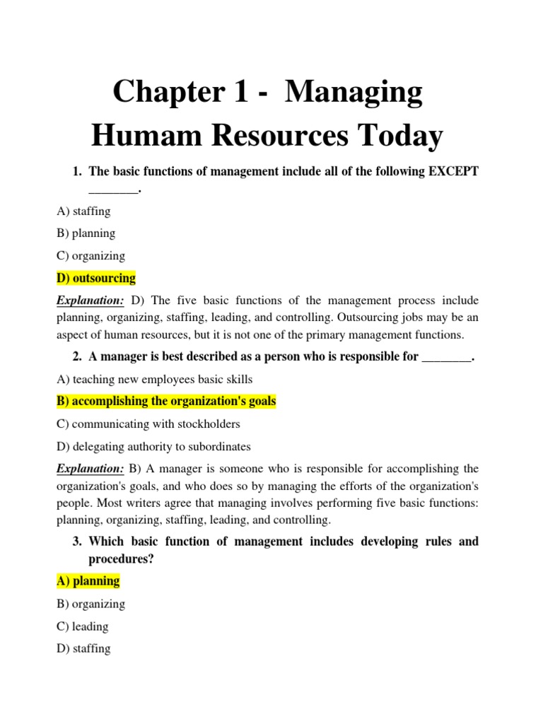 HR Management Essentials | PDF | Talent Management | Human Resource ...