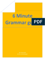 6 Minute Grammar Reference
