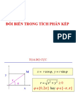 Tích Phân Kép (Đổi Biến) 2021