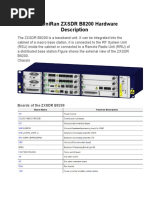 ZTE UniRan ZXSDR B8200 Hardware Description