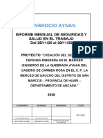 Informe Mensual de SST