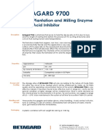 Betagard 9700 - Enzyme Inhibitor For Palm Plantation and Milling