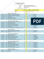 Plan de Estudio Arquitectura